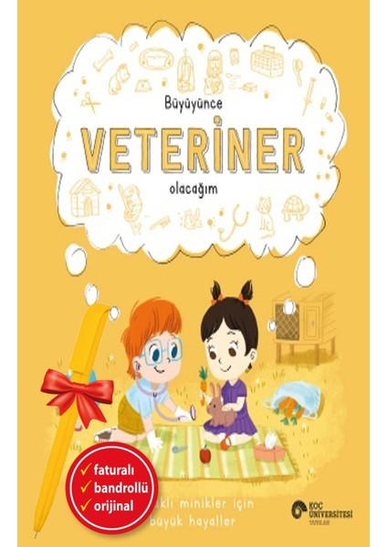 Alfa Kalem+ Büyüyünce Veteriner Olacağım (Marnie Willow) Yeni Çocuk Öykü Masal