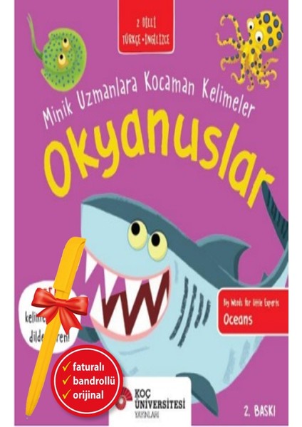 Alfa Kalem+ Okyanuslar - Minik Uzmanlara Kocaman Kelimeler (Fran Bromage) Yeni Çocuk Öykü Masal