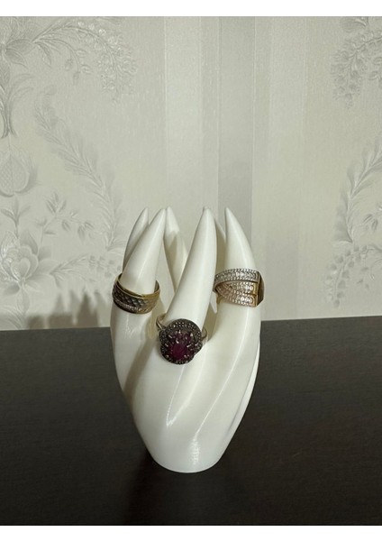 Beyaz Yüzük ve Makyaj Standı, Dekor ve Saklama Alanı, Şık ve Fonksiyonel Tasarım fırsatları