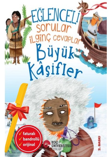 Alfa Kalem+ Eğlenceli Sorular Ilginç Cevaplar - Büyük Kaşifler (Simon Adams) Yeni Çocuk Öykü Masal