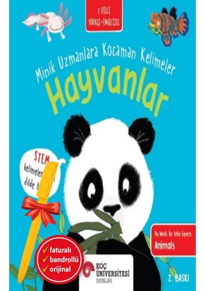 Alfa Kalem+ Hayvanlar - Minik Uzmanlara Kocaman Kelimeler (Fran Bromage) Yeni Çocuk Öykü Masal