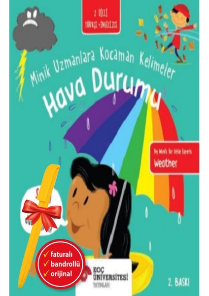 Alfa Kalem+ Hava Durumu - Minik Uzmanlara Kocaman Kelimeler (Fran Bromage) Yeni Çocuk Öykü Masal