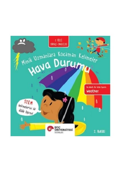 Alfa Kalem+ Hava Durumu - Minik Uzmanlara Kocaman Kelimeler (Fran Bromage) Yeni Çocuk Öykü Masal fırsatları