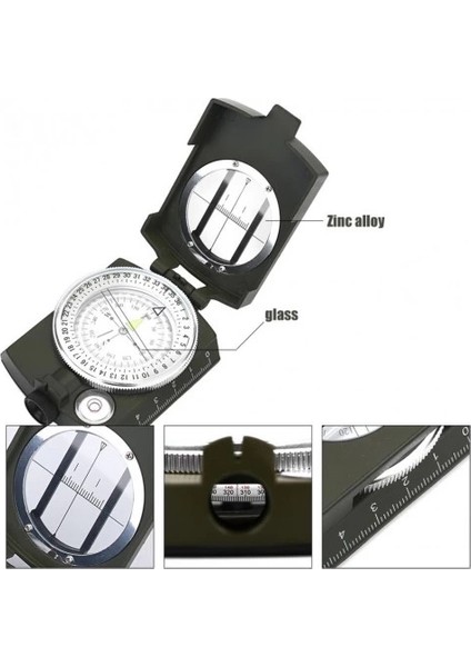 Çok Fonksiyonlu Profesyonel Askeri Pusula fiyatları