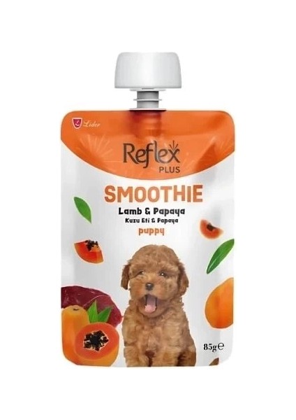 Smoothie Kuzu Etli ve Papayalı Sıvı Yavru Köpek Ödül Maması 85 gr