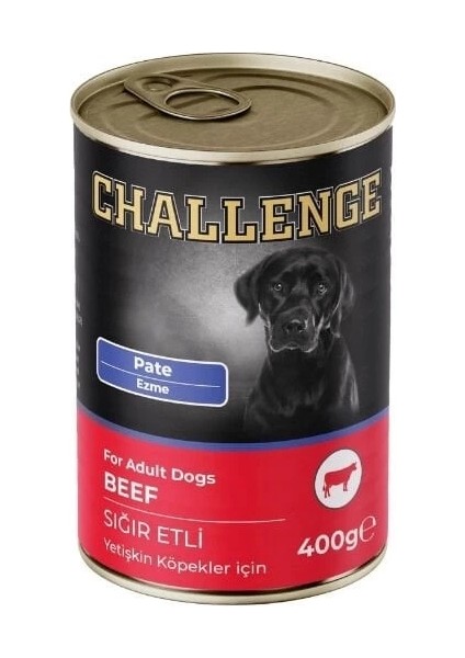 Pate Sığır Etli Yetişkin Konserve Köpek Maması 400 gr