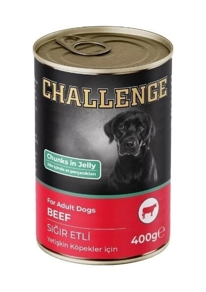 Sığır Etli Yetişkin Konserve Köpek Maması 400 gr