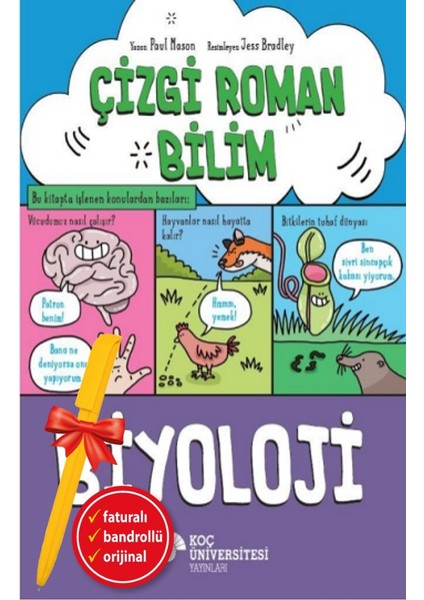 Alfa Kalem+ Çizgi Roman Bilim – Biyoloji (Paul Mason) Yeni Çocuk Öykü Masal
