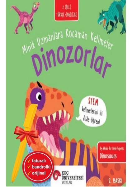 Alfa Kalem+ Dinozorlar - Minik Uzmanlara Kocaman Kelimeler (Fran Bromage) Yeni Çocuk Öykü Masal
