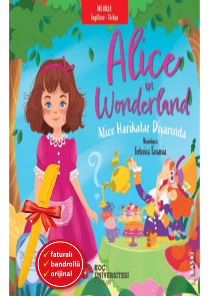 Alfa Kalem+ Alice In Wonderland / Alice Harikalar Diyarında (Lewis Carroll) Yeni Çocuk Öykü Masal