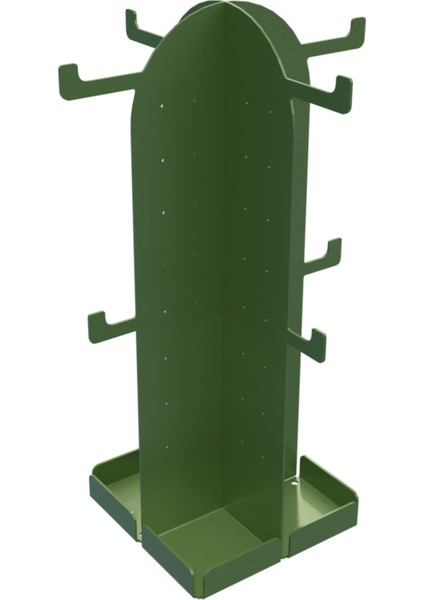 El Yapımı Yeşil Kaktüs Takı Standı, Şık ve Özgün Tasarım.