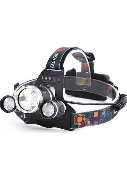 3 Başlıklı Şarjlı Kafa Feneri Güçlü Işık WT-256 fiyatları