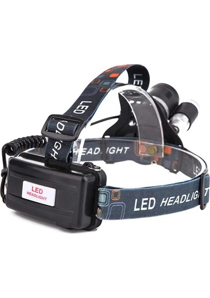 3 Başlıklı Şarjlı Kafa Feneri Güçlü Işık WT-256 fırsatları