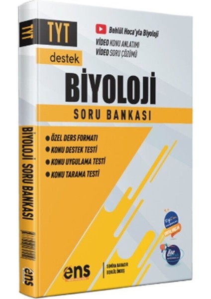 Tyt Biyoloji Destek Soru Bankası Ens Yayıncılık