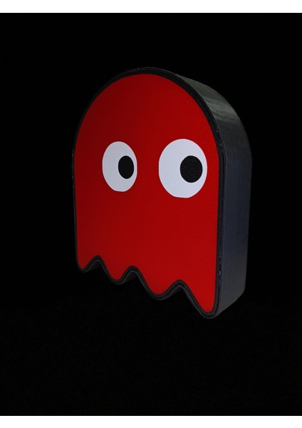Pac-Man Hayalet Kumbarası | Dekoratif Tasarım, Eğlenceli Çocuk ve Yetişkin Hediye Seçeneği | Kırmızı fiyatları