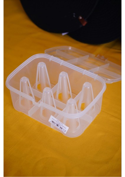 Şeffaf Turuncu Çay Bardağı Taşıma Kutusu, Pratik ve Şık Tasarım fiyatları