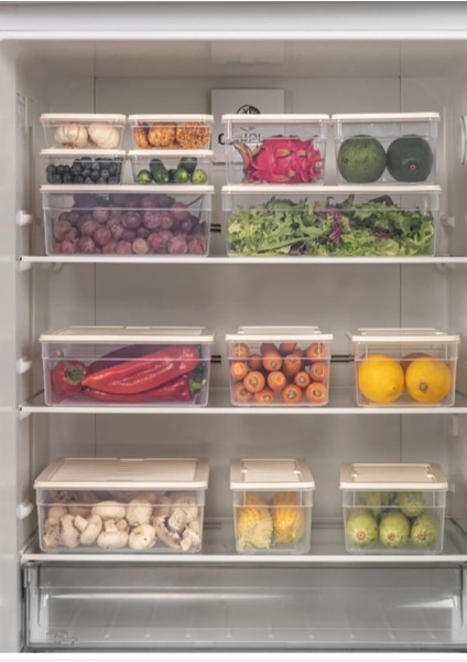 Turuncu Buz Dolabı Düzenleyici Set, Saklama Kabı ve Difriz Uyumlu, Pratik Kullanım indirimleri