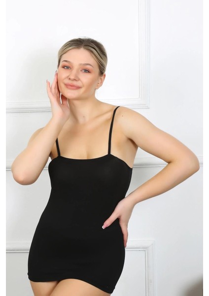 Bayan Ip Askılı Atlet Siyah fiyatları