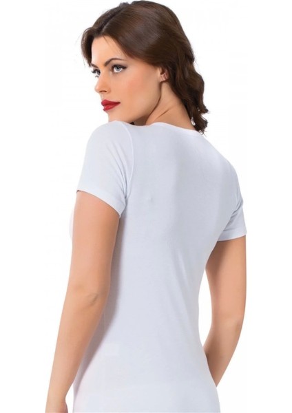 Bayan Kısa Kol Body Beyaz indirimleri