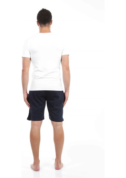 Erkek Cepli Pamuk Şort Lacivert fiyatları