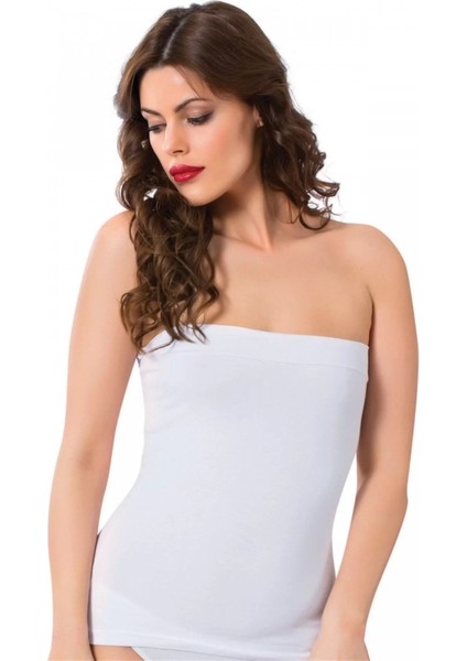 Bayan Straples Body Beyaz