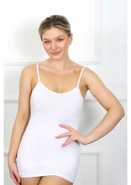 Bayan Ip Askılı Atlet Beyaz fiyatları