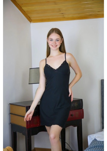 Ip Askılı Gecelik Siyah fiyatları