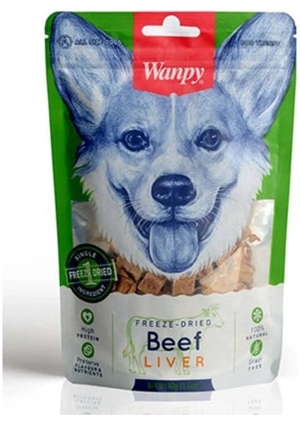 Kurutulmuş Dana Ciğerli Köpek Ödül Maması 40 gr