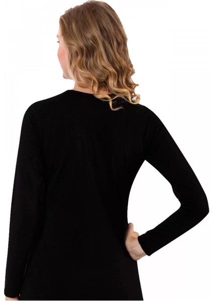 Bayan Uzun Kol Body Siyah indirimleri