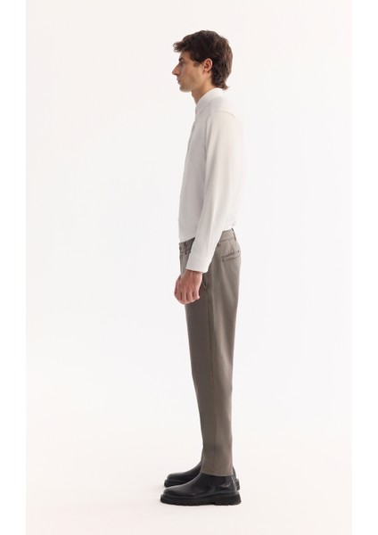 Erkek Gri Haki Yumuşak Tuşeli Slim Fit Chino Pantolon A52Y3019 fiyatları
