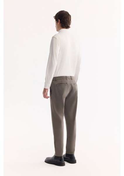 Erkek Gri Haki Yumuşak Tuşeli Slim Fit Chino Pantolon A52Y3019 modelleri