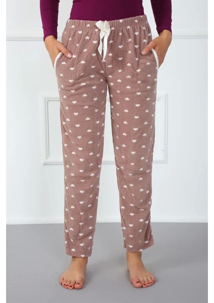 Bayan Welsoft Polar Tek Alt Pijama Kahve fiyatları