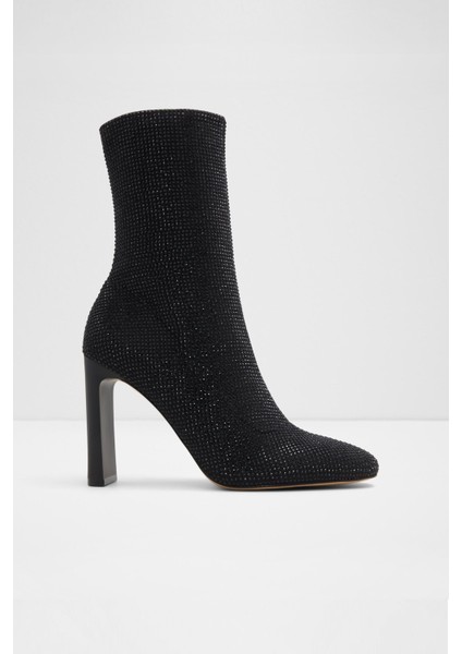 Faelora Bot Yüksek Topuklu Botlar Şık Bot - Siyah