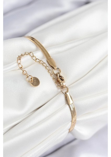 316L Çelik Nazar Boncuk Detaylı Yonca Model Italyan Zincir Gold Renk Kadın Bileklik fiyatları