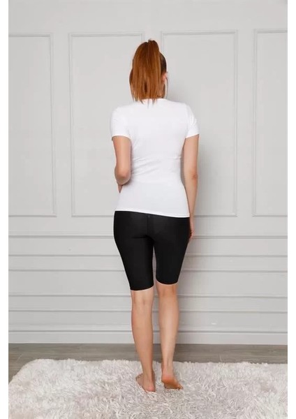 Microfiber Diz Üstü Tayt Siyah fırsatları