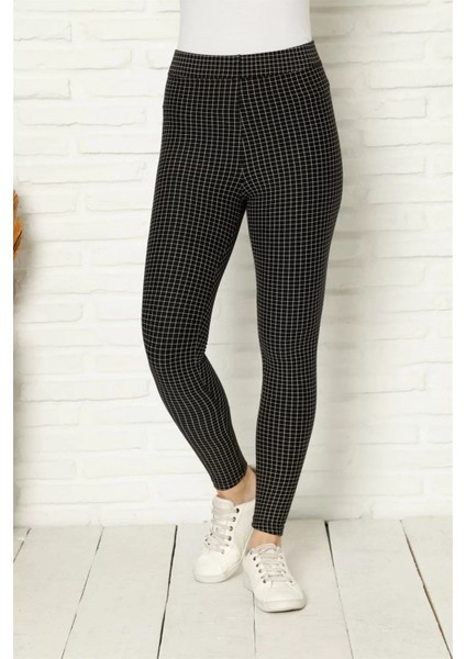 Penye Likralı Tayt Siyah