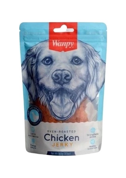 Kavrulmuş Tavuk Parçalı Köpek Ödülü 100 gr