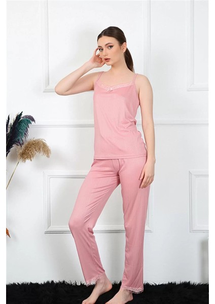 Kadın Ip Askılı Somon Pijama Takım fiyatları