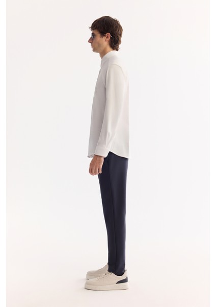Erkek Beyaz Klasik Yaka Hızlı Kuruyan Non-Iron Slim Fit Gömlek A52Y2122 modelleri