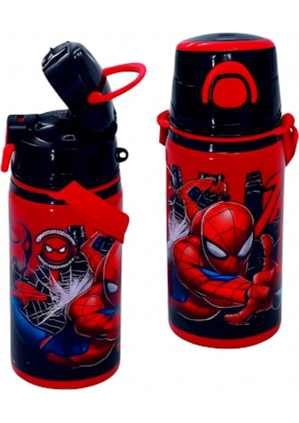 Renkli Çelik Çocuk Suluk, 500 Ml, Askılı, Pratik ve Sağlıklı Tasarım