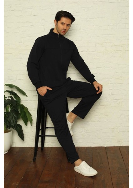 Erkek Eşofman Takımı Lacivert modelleri