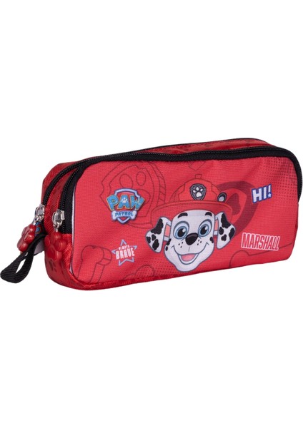 Çift Bölmeli Renkli Çocuk Okul Kalem Kutusu, Kırmızı