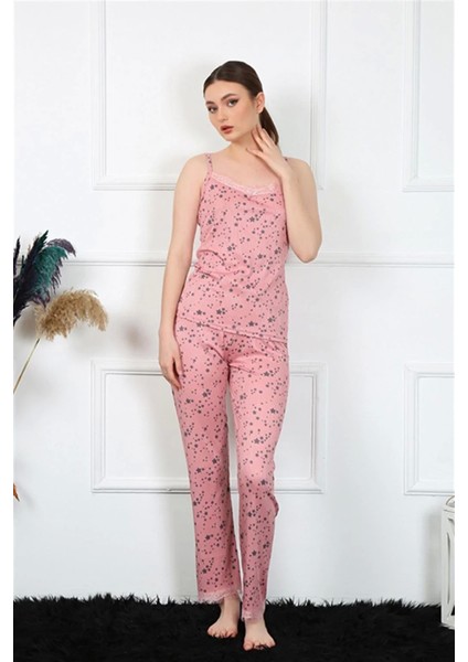 Kadın Ip Askılı Pudra Pijama Takım fiyatları