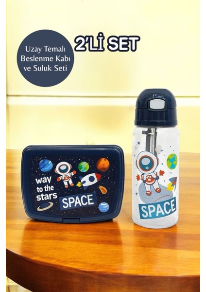 Mavi 2'li Okul Beslenme Seti, Kab ve Suluk ile Sağlıklı Öğünler Yanında fiyatları