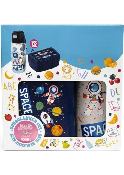 Mavi 2'li Okul Beslenme Seti, Kab ve Suluk ile Sağlıklı Öğünler Yanında indirimleri