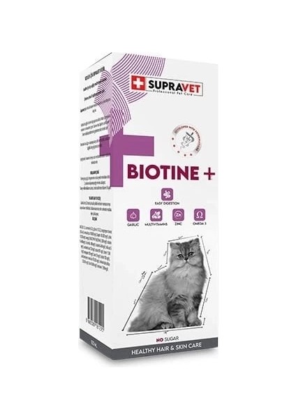 Biotine Extra Kedi Deri ve Tüy Sağlığı Damlası 100 ml