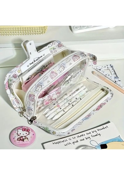 Sevimli Renkli Kalem Kutusu, Geniş Kapasiteli, Kızlar Için Okul Kalemliği fırsatları