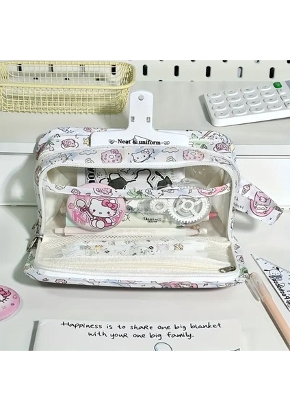 Sevimli Renkli Kalem Kutusu, Geniş Kapasiteli, Kızlar Için Okul Kalemliği indirimleri