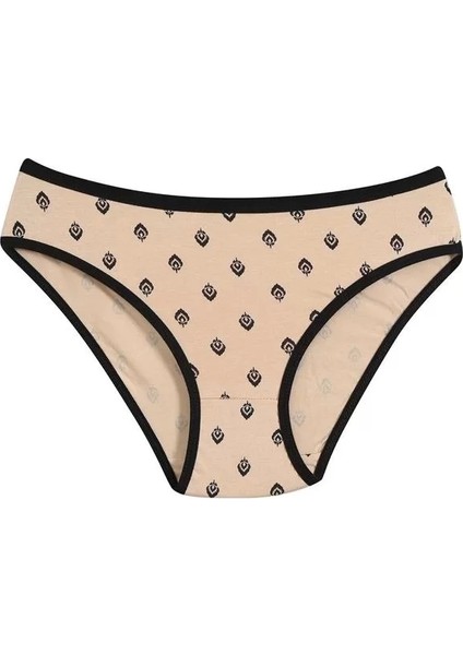 Kadın 3'lü Külot Siyah - Beyaz - Ten fırsatları