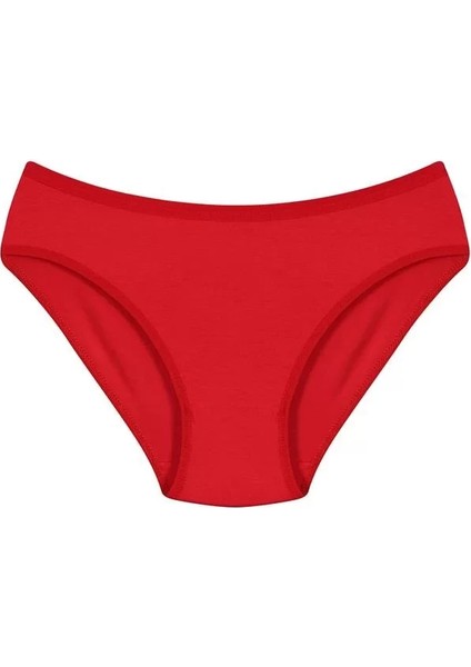 Kadın 3'lü Külot Bordo - Kırmızı - Krem modelleri